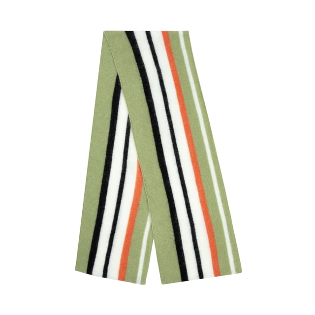 MOHAIR STRIPED SCARF by GOLF WANG