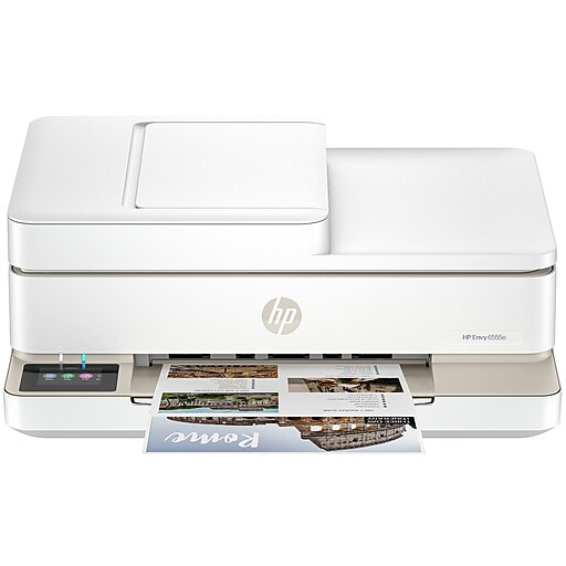 HP Envy 6555e Wireless All-in-One Color Inkjet Printer, Scanner, Copier, Best for home, 3 months FREE ink with HP+ (714N5A)
