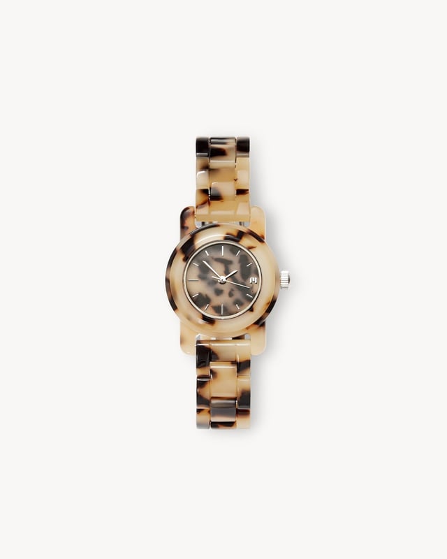 Mini Mono Watch in Blonde Tortoise