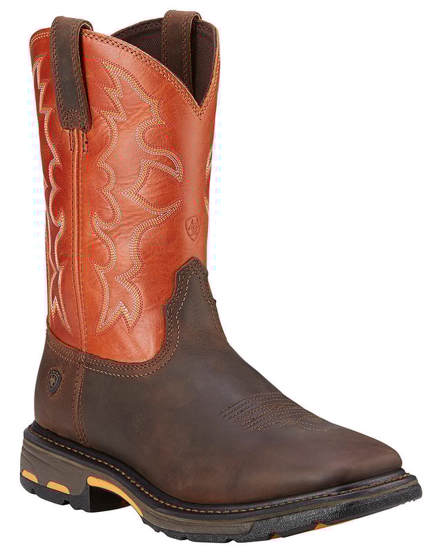 Men's Workhog Square-Toe Pull-On Boots