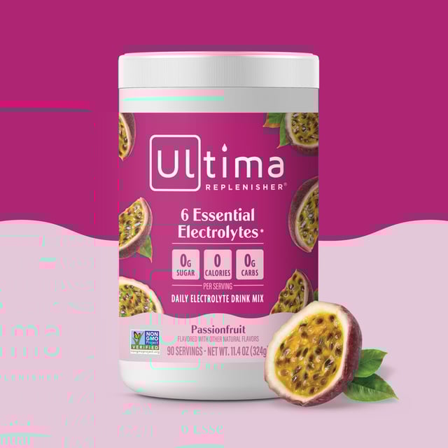 Passionfruit electrolyte drink mix