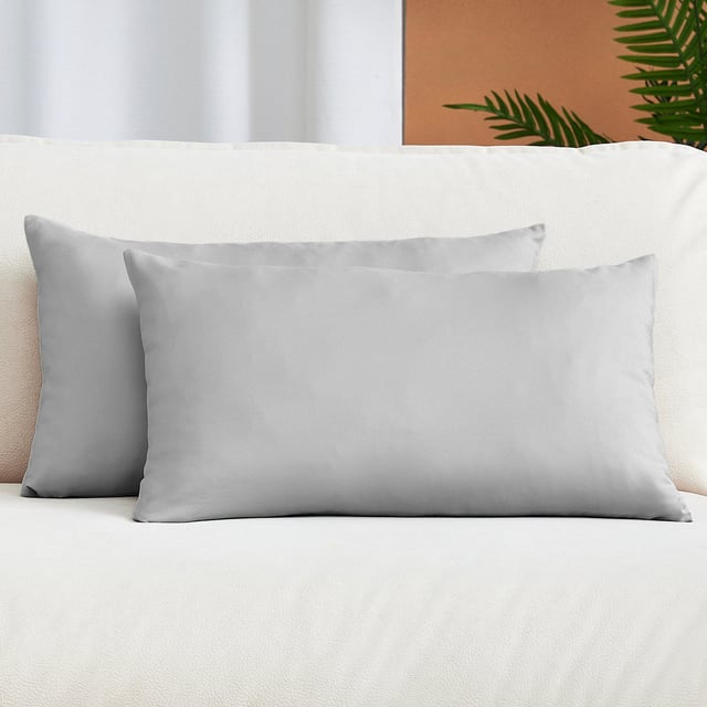 Iconic 2-Piece Microfiber Throw Pillow Cover Set