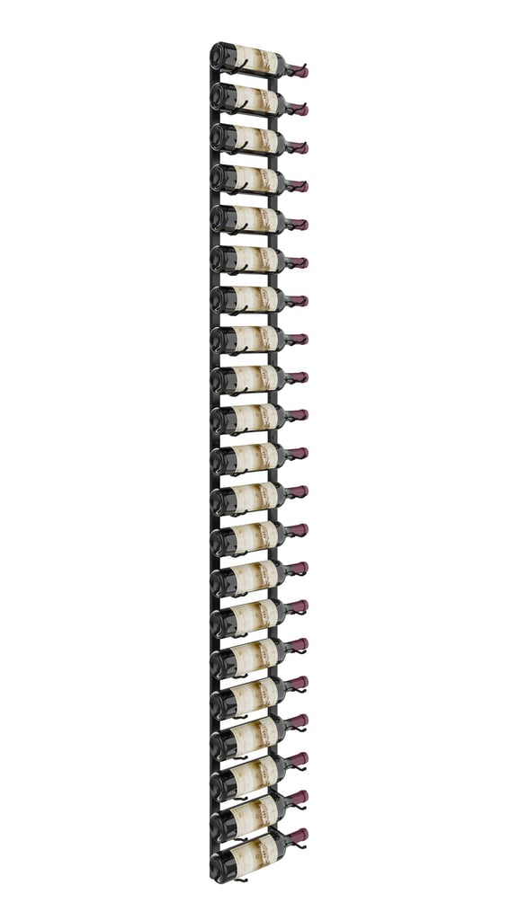 W Series Wine Rack 7 (wall mounted metal bottle storage kit)