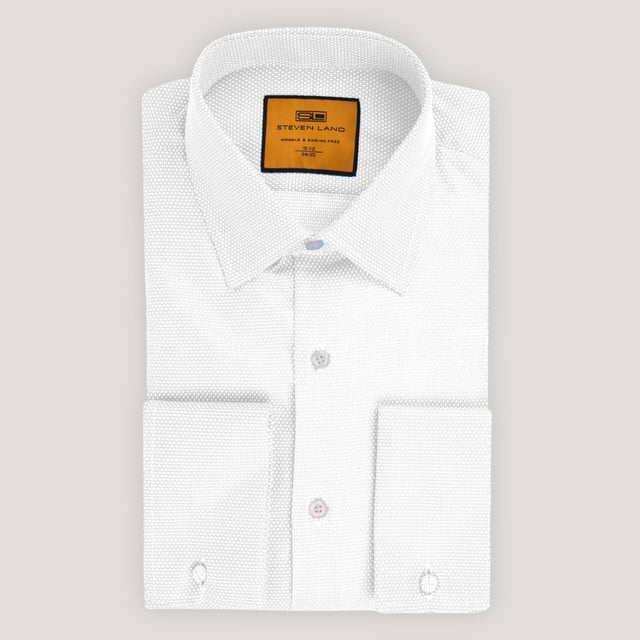The Dakota | Classic Collar | French Cuff | French Placket | White