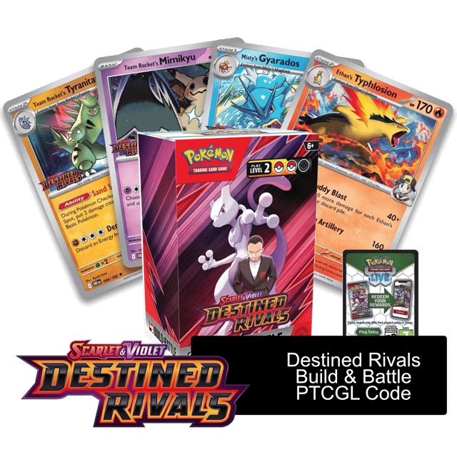 Destined Rivals Build & Battle Box - 1 of 4 Promos - PTCGL Code
