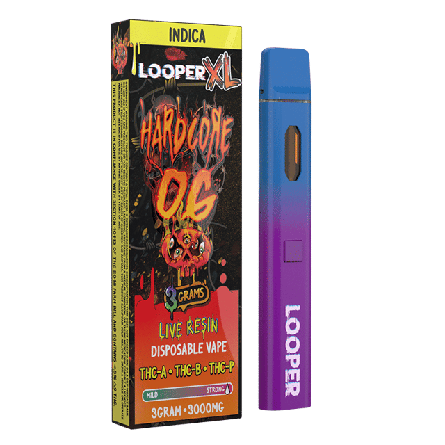 Looper XL 3g Disposable: Hardcore OG Looper: Award Winning Cannabinoids