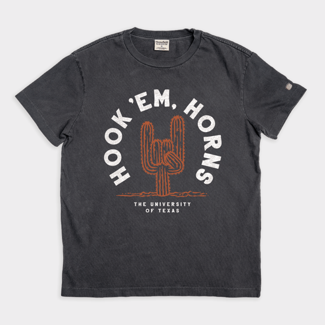 Texas Longhorns "Hook 'Em" Cactus Tee