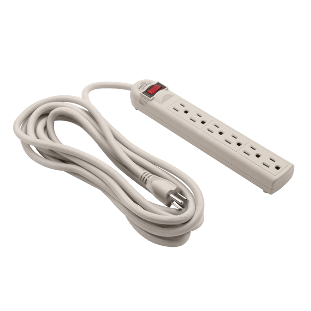 6-Outlet Grounded Surge Protector