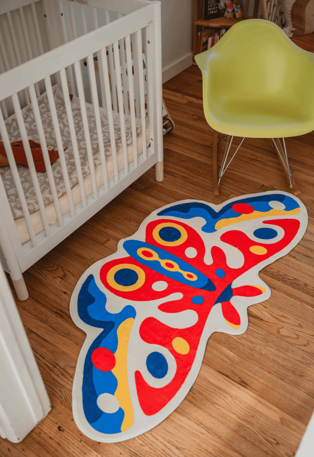 Irregular Butterfly Rug by Johann Banta