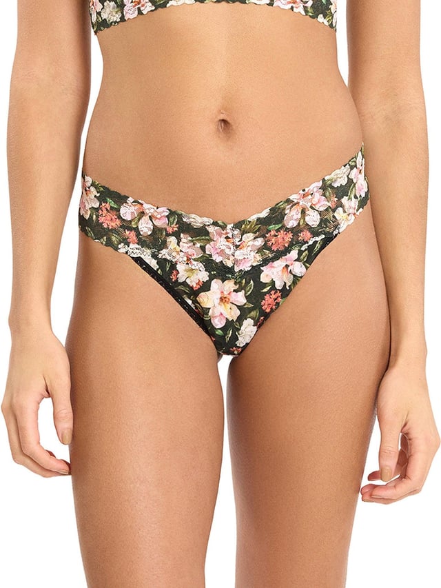 Printed Signature Lace® Original Rise Thong Masterpiece Sale