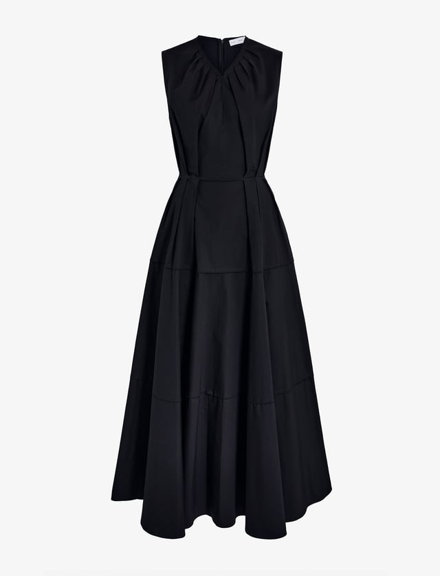 Kailey Dress in Stretch Poplin