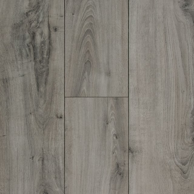 12mm Nottingham Oak w/ pad Water-Resistant Laminate Flooring 8.03 in. Wide x 47.64 in. Length - Sample