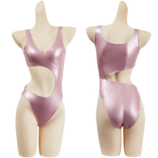 The Substance 2024 Sue Women Pink Jumpsuit Party Carnival Halloween Cosplay Costume