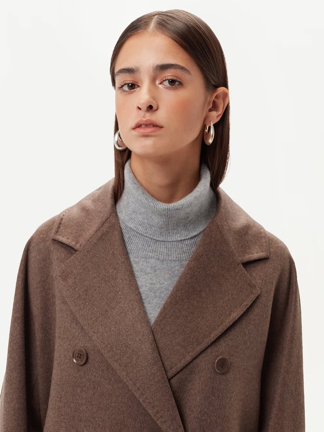 Double Breasted Long Coat