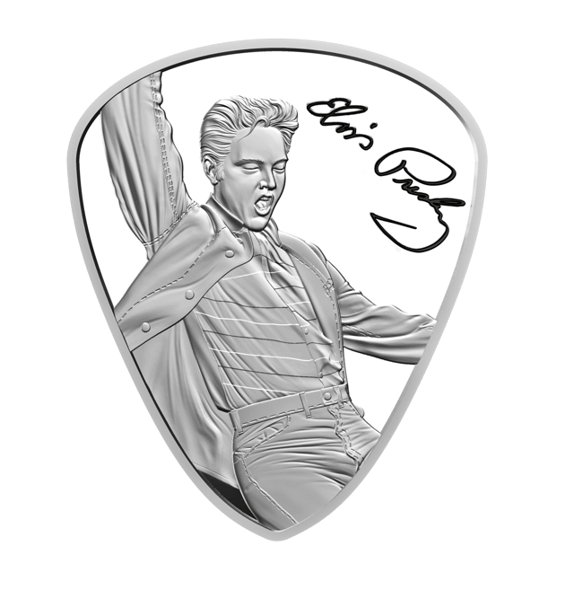 The Official Elvis Presley Plectrum Coin - Signature Edition!