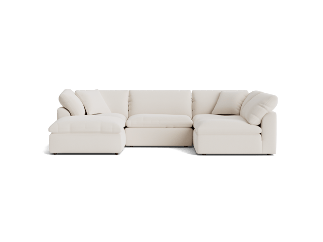 Bryant U-Sofa Bumper Sectional (5 piece)