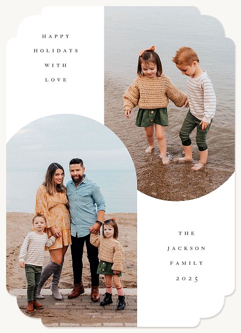 Overlapping Arches | Christmas Cards