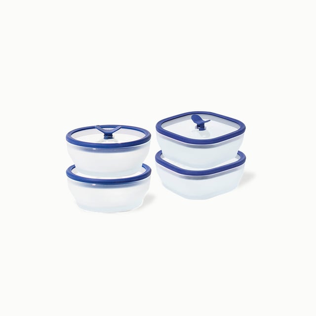 8-Piece Glass Food Storage Set