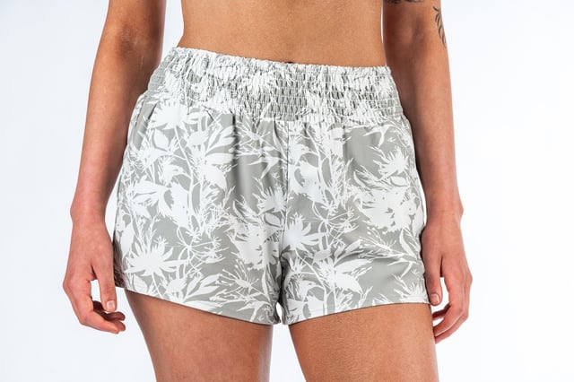 Matcha Floral 3.5" Smocked Short