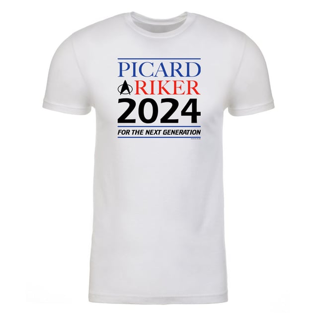 Star Trek: The Next Generation Picard & Riker 2024 Adult Short Sleeve T-Shirt