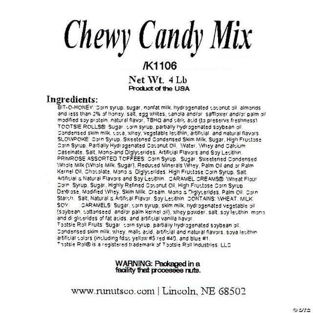 4 lbs. Bulk 275 Pc. Everyday Favorites Chewy Candy Assortment