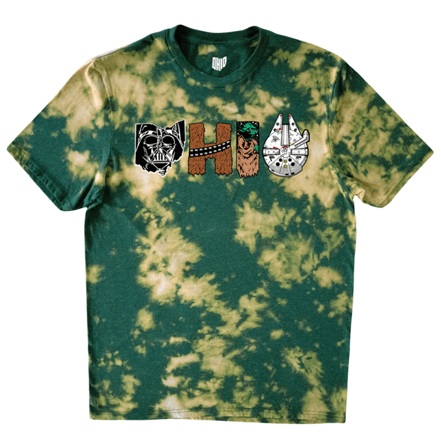 Vader T-shirt (Emerald Tie-dye)