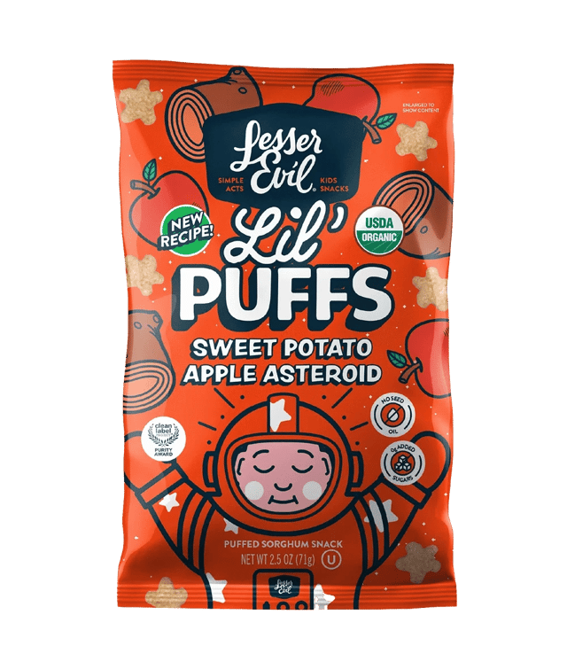 Sweet Potato Apple Asteroid Lil' Puffs