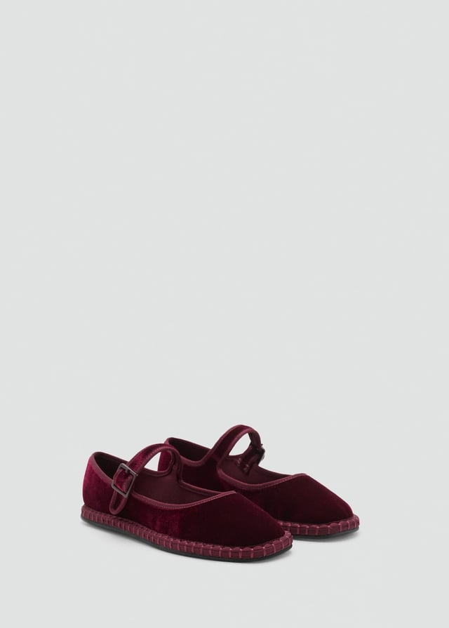 Velvet ballerinas - Kids | MANGO USA