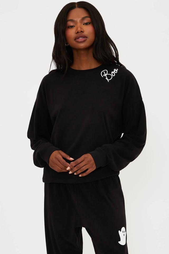 Devyn Sweatshirt Boo Black