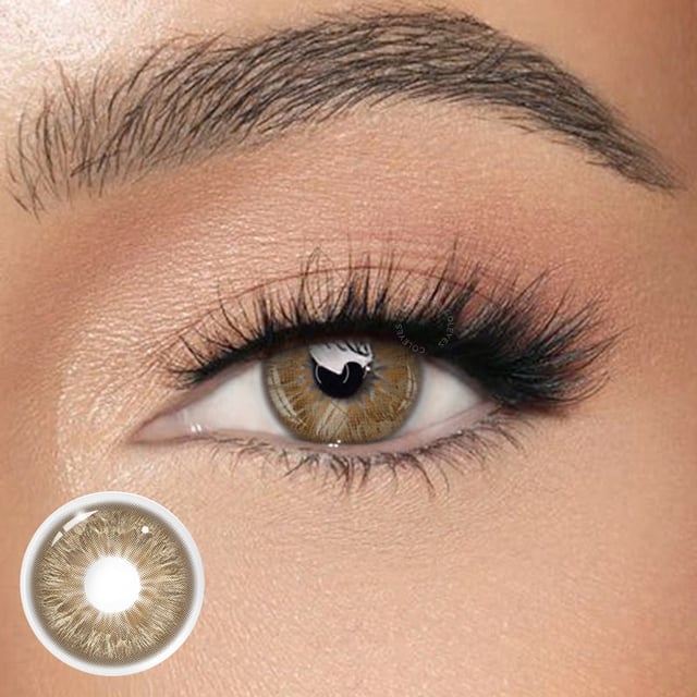 Coleyes Wildness Leopard Brown Yearly Colored Contacts