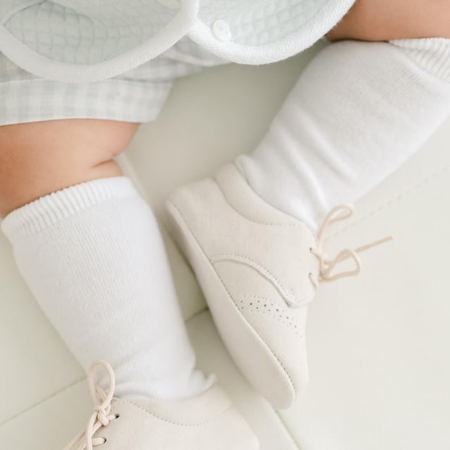 Boys White Knee Socks