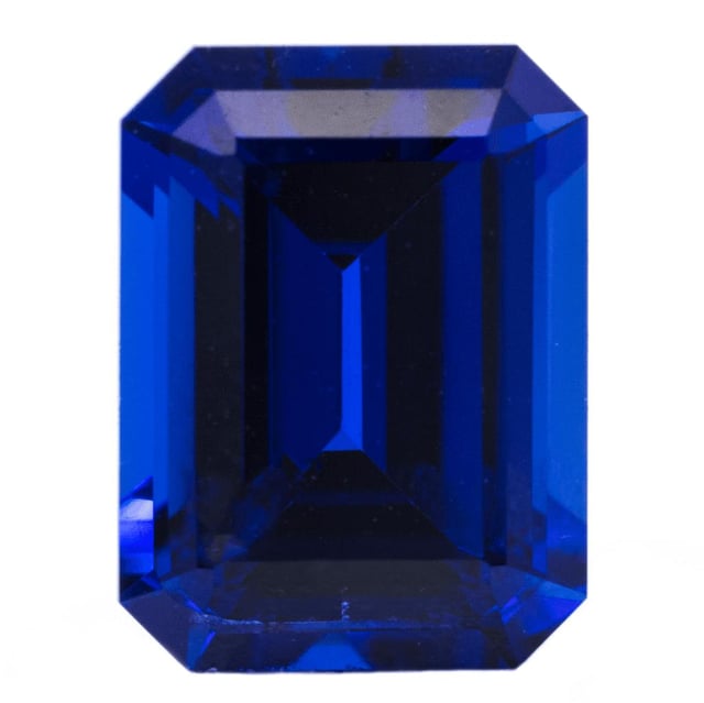 Emerald FAB Lab-Grown Blue Sapphire Gems
