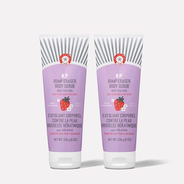 KP Bump Eraser Body Scrub 10% AHA Fresh Strawberry Duo