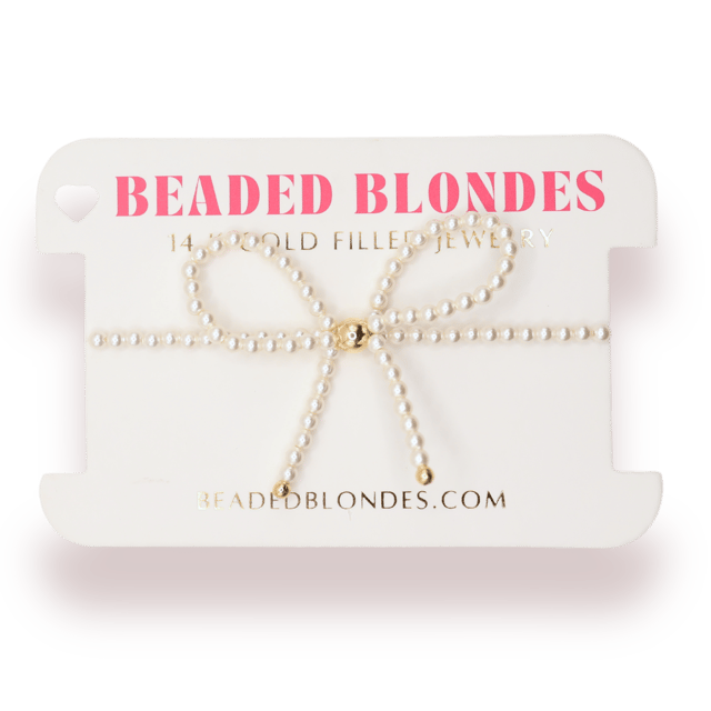 Pearl Bow Bracelet