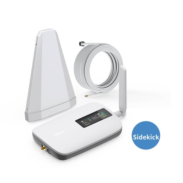 HiBoost Sidekick Portable Cell Phone Signal Booster for Small Home...
