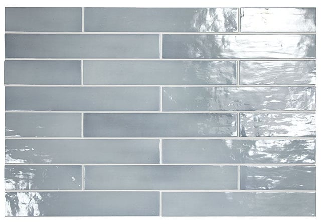 Manacor Blue Moon 2.5x16 Glossy Ceramic Tile