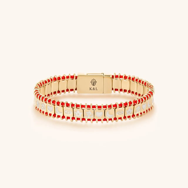 Embodied Energy - Red String Tennis Bracelet