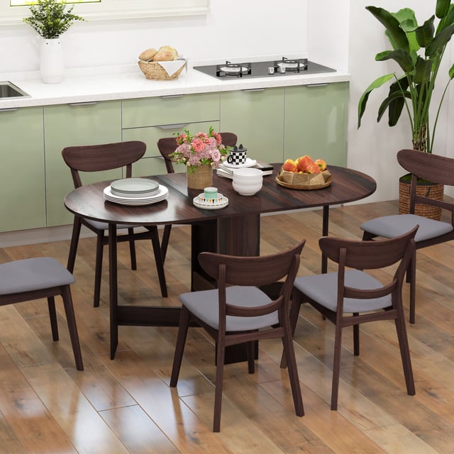 Folding Dining Table, Drop Leaf Table for Small Spaces