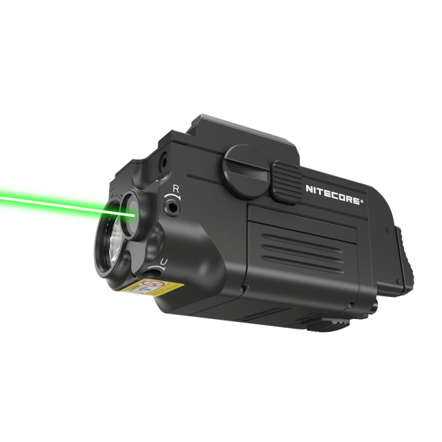 Nitecore NPL25 GL 900 Lumen Rechargeable Mounted Flashlight with Green Laser Sight