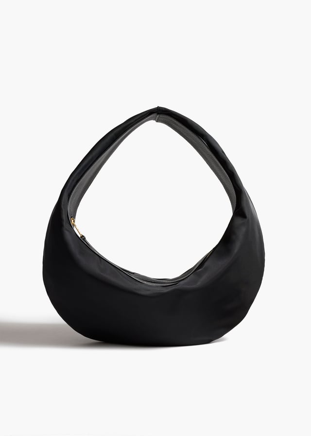 Medium Olivia Hobo in Black Nylon
