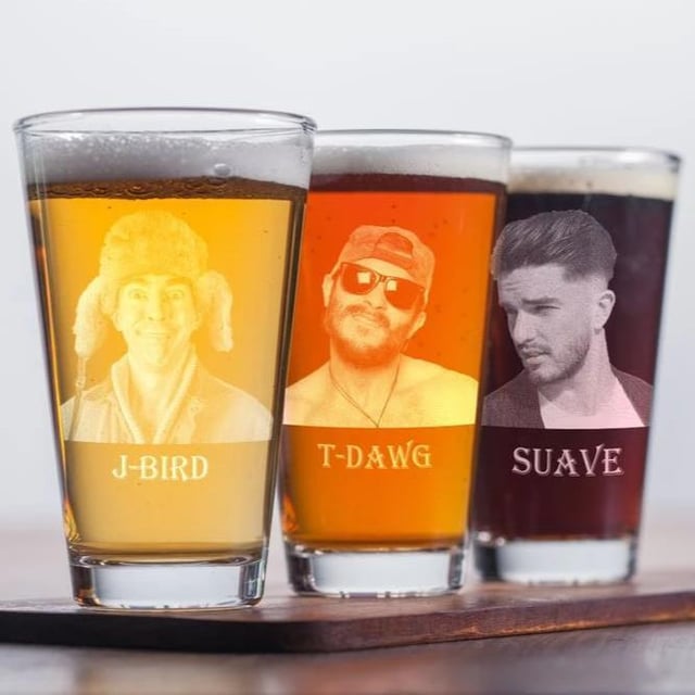 Custom Photo Pint Glass