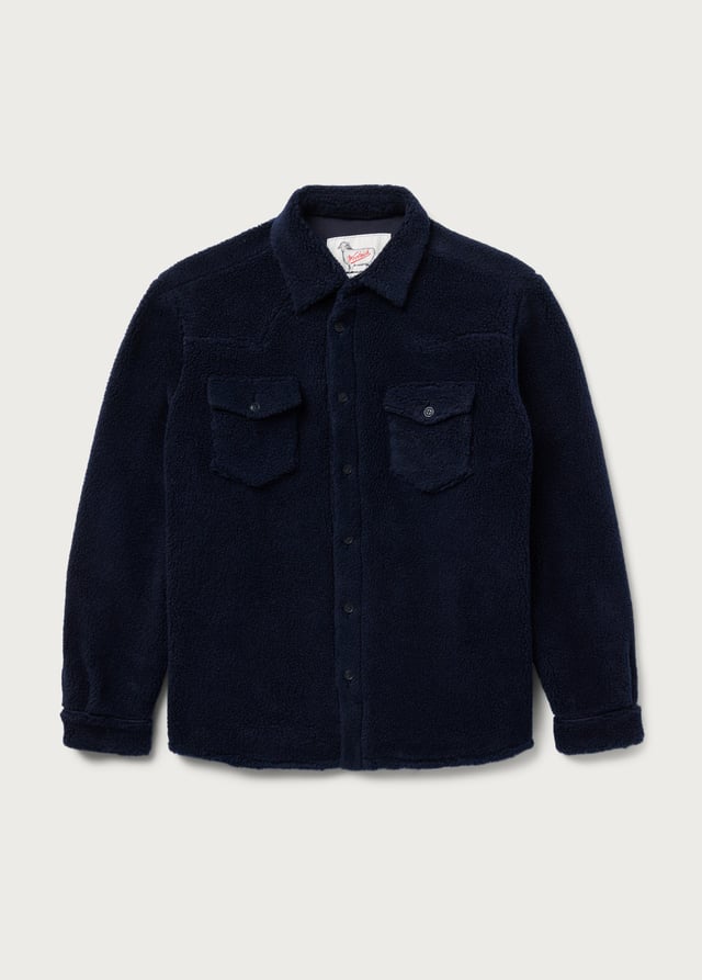 Western Sherpa Shirt | Navy