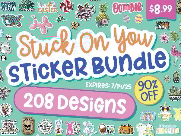 Stuck On You Sticker Bundle - 90% Off Limited Time
