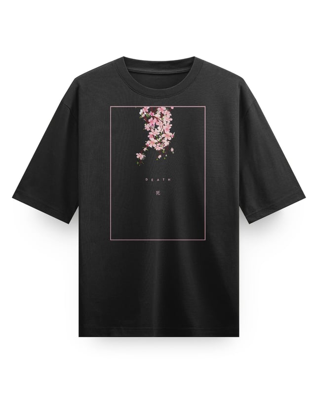 Death (Rose) - Oversized Heavy Tee