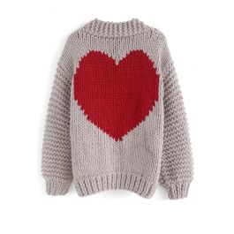 Key to My Heart Hand Knit Chunky Cardigan