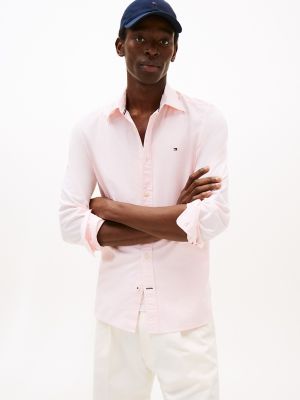 Solid Stretch Regular Fit Oxford Shirt