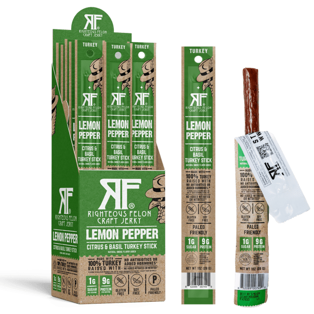 Lemon Pepper Turkey Stick (24-Pack)