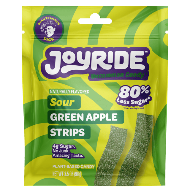 sour green apple strips