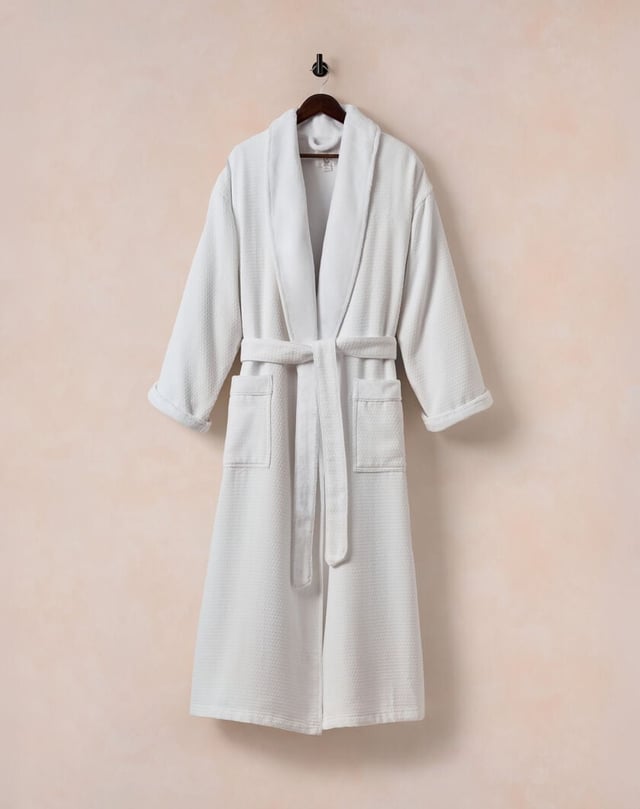 Diamond Waffle Robe