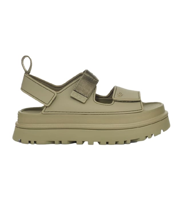 Golden Glow grüne Sandalen
